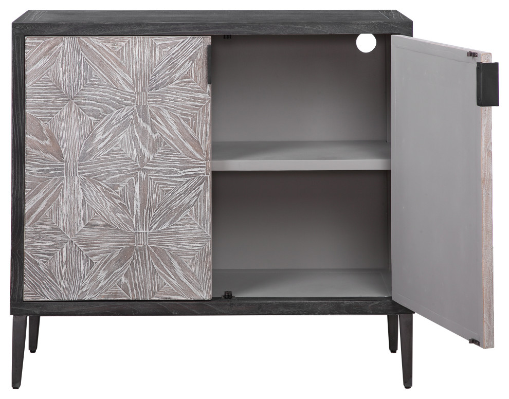 Laurentia 2 Door Accent Cabinet   Transitional   Accent Chests And Cabinets   by Ownax  Houzz