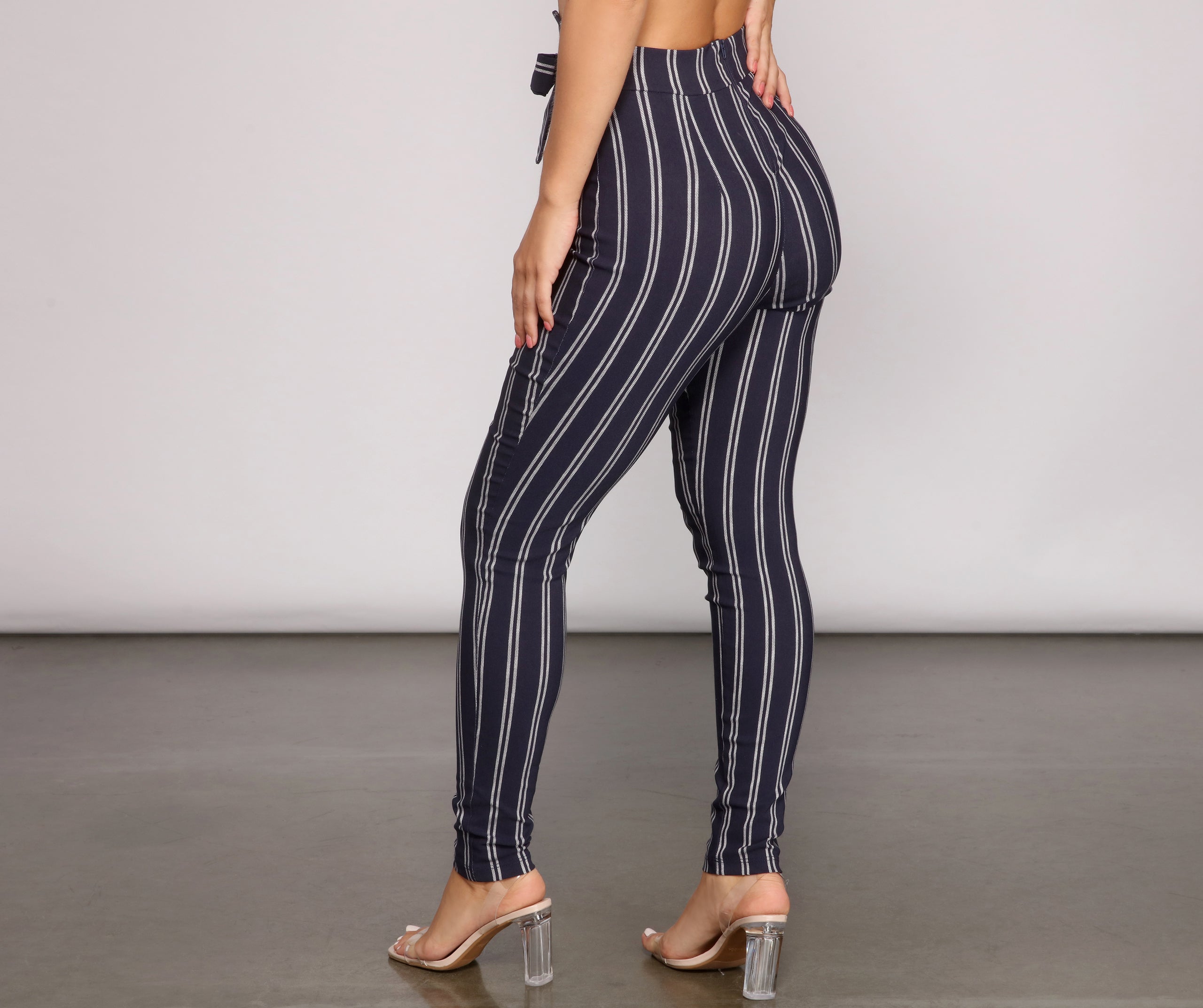 Nautical Vibes Tie-Waist Pants