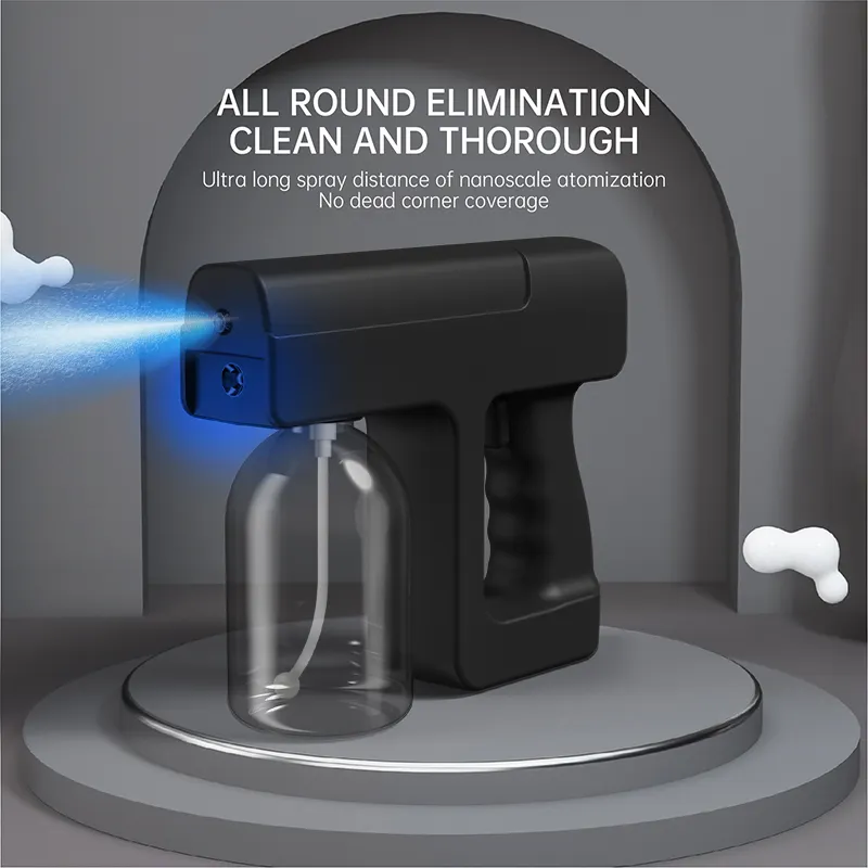 Hot Selling Battery Intelligent Sensor Air Mist Blu Ray Spray Gun Sprayer Electric 12 V Plastic Bottle Nano