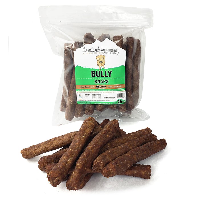 Tuesdays Natural Dog Company Bully Snaps Dog Treat