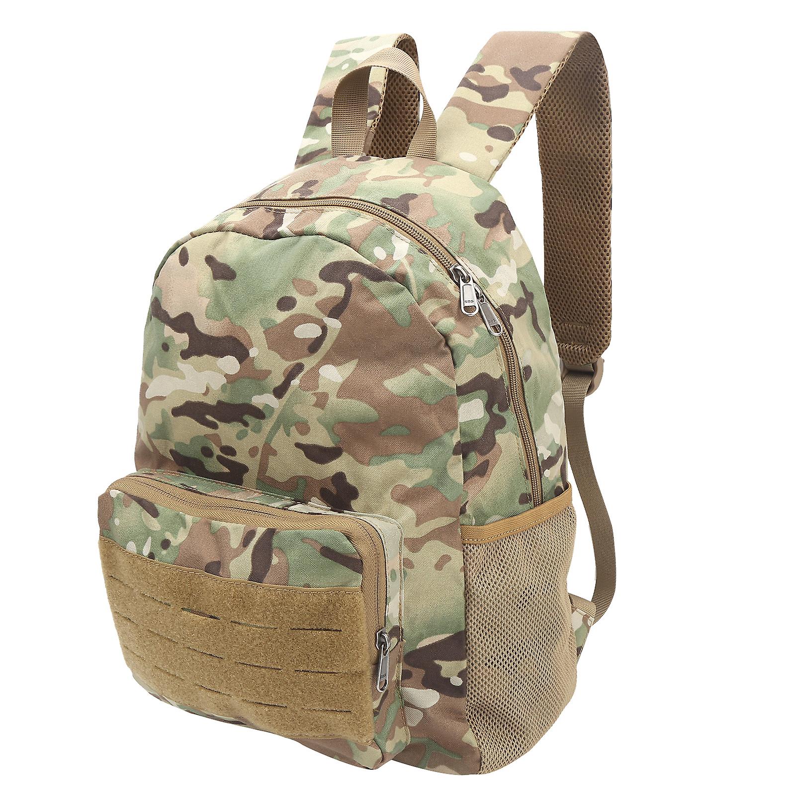 Outdoor Nylon Cloth Backpack Folding Double Shoulder Bag Large Capacity For Huntingcp