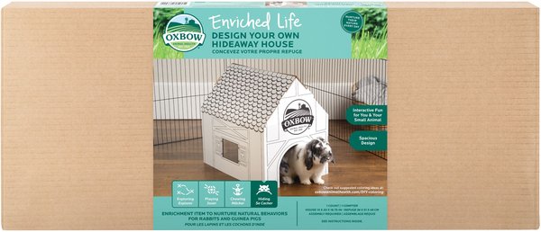 Oxbow Enriched Life Design Your Own Hideaway House Small Animal Hideaway