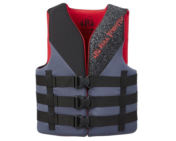 Full Throttle Adult Dual-Sized Rapid-Dry Vest 2XL-4XL 14206170008019