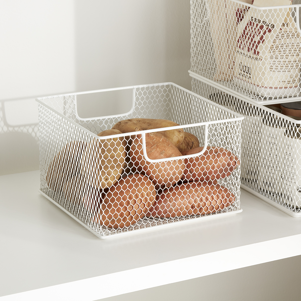 Omaha Steel Mesh Stackable Bins