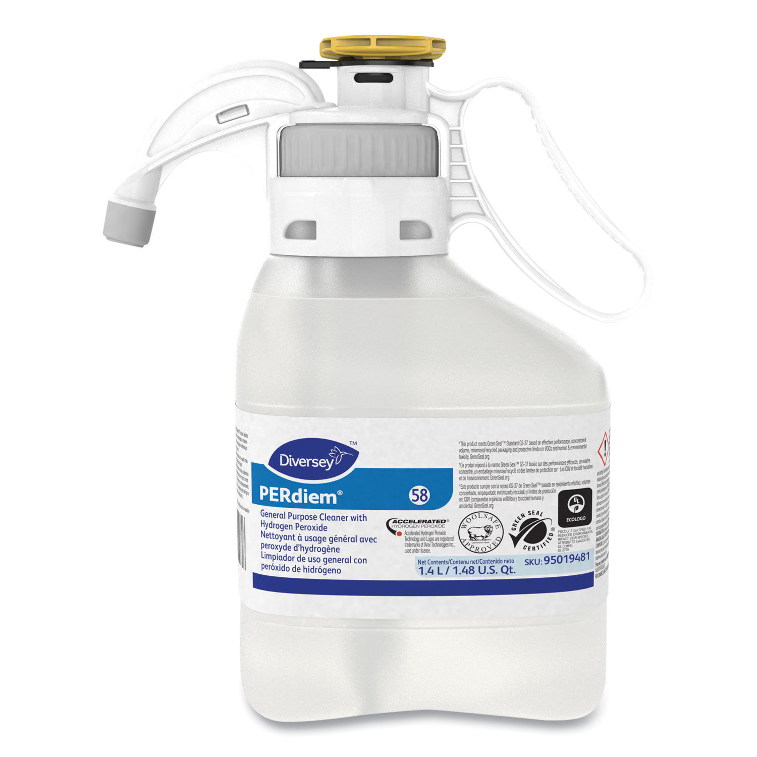 PERdiem Concentrated General Cleaner with Hydrogen Peroxide by Diverseyandtrade; DVO95019481