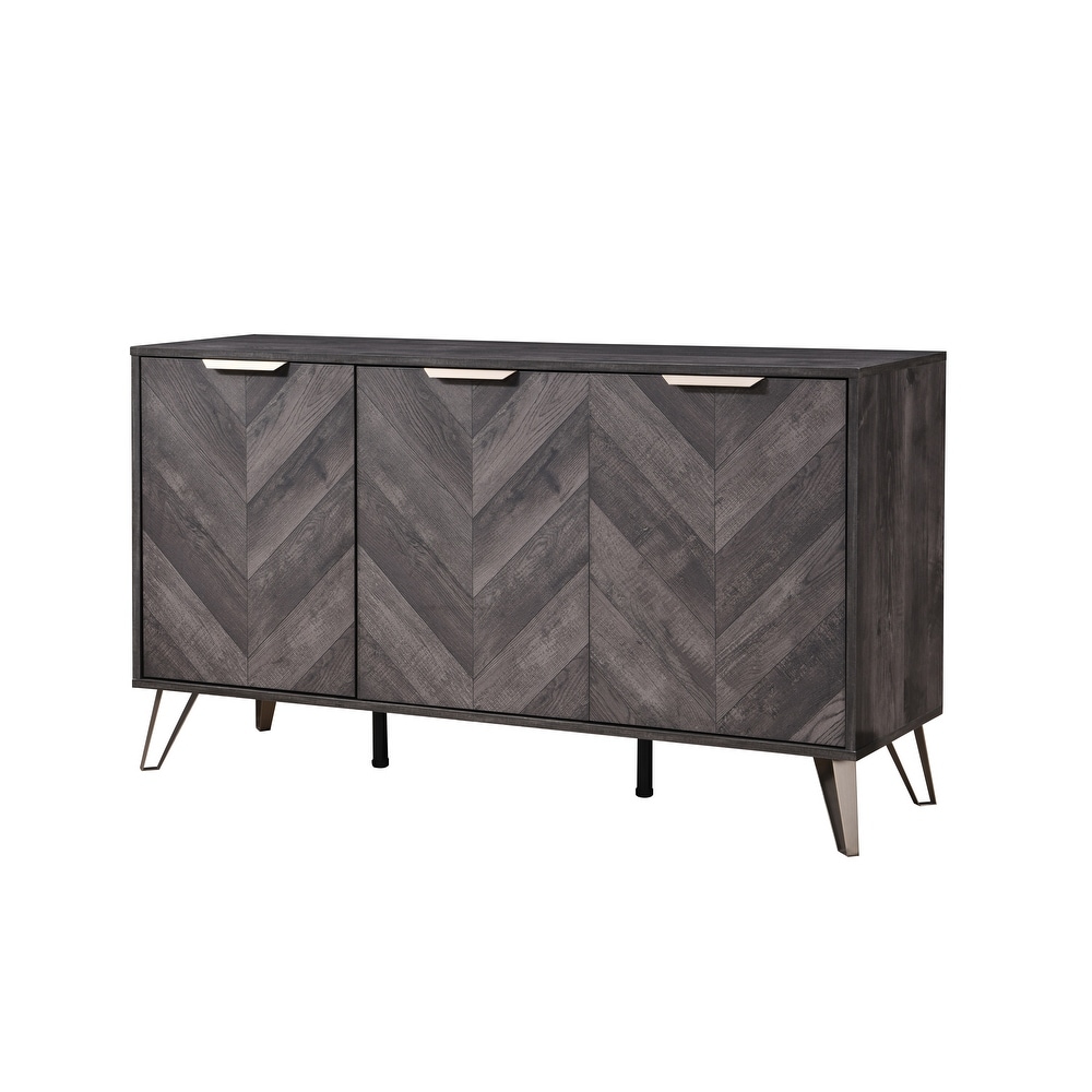 Armitage Modern 3 Door Sideboard Buffet Cabinet