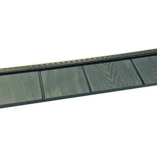 Grayne 6-12 in. x 60-12 in. Lakeside Blue Engineered Rigid PVC Shingle Panel 5 in. Exposure (24 per Box) 2546003