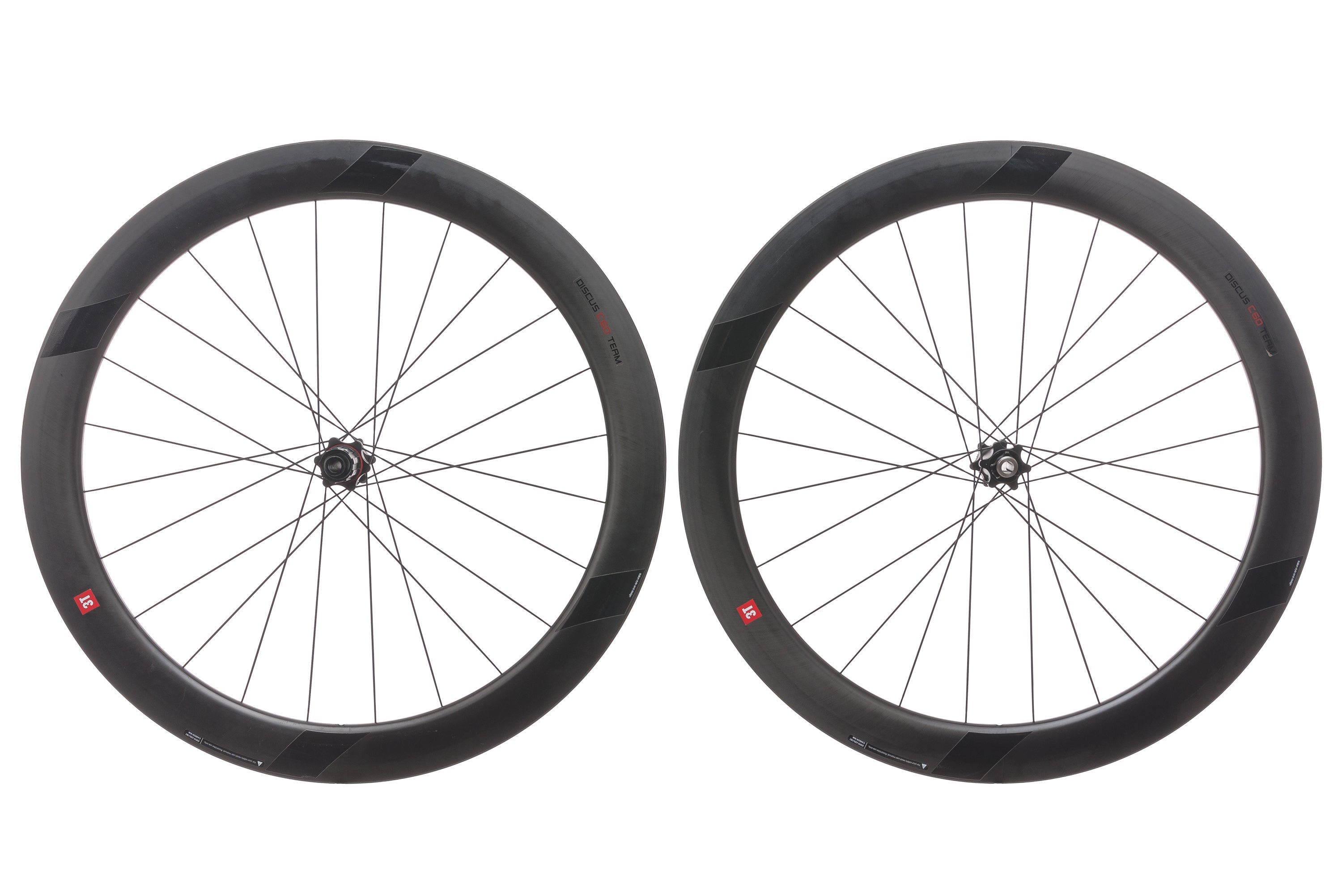 3T Discus C60 Team Stealth Carbon Clincher 700c Wheelset
