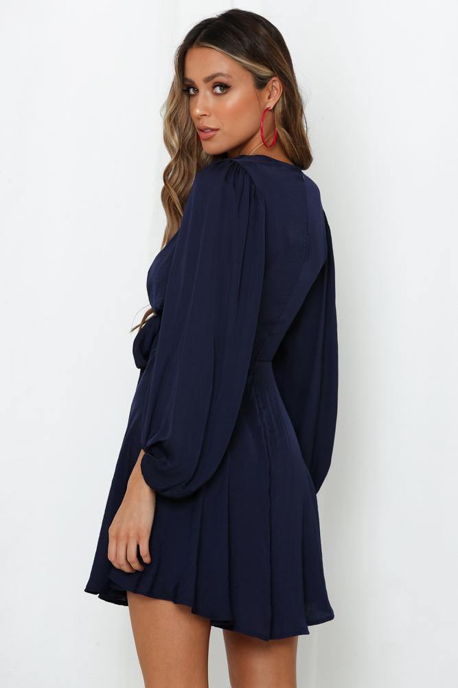 Okay To Be Different Dress Navy