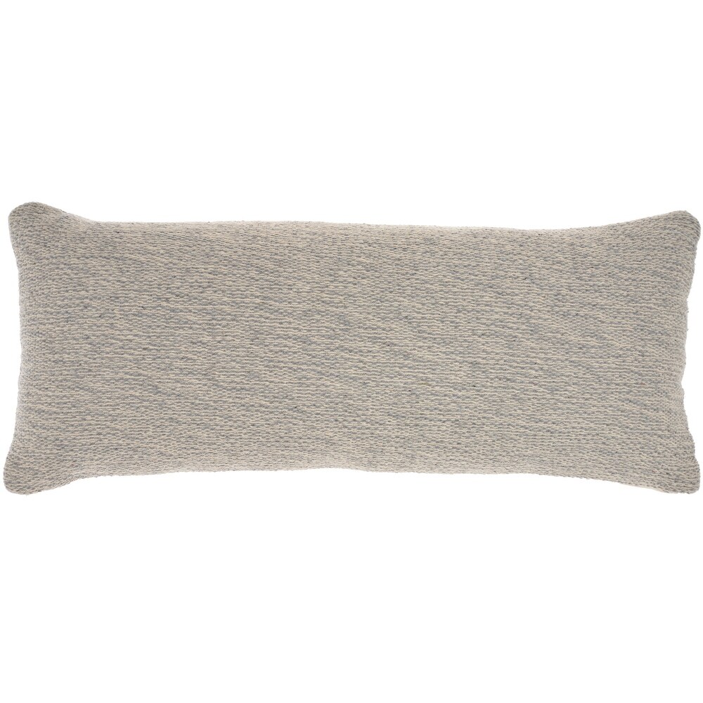 Mina Victory Life Styles Woven Cotton Modern Solid Throw Pillow   ( 12\