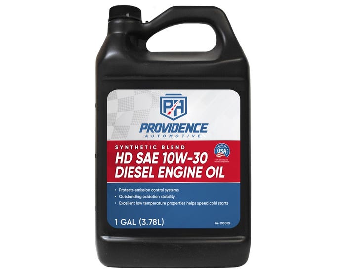 Providence Automotive 10W30Premium Oil Synthetic Blend， 1 Gallon - PA-10301G