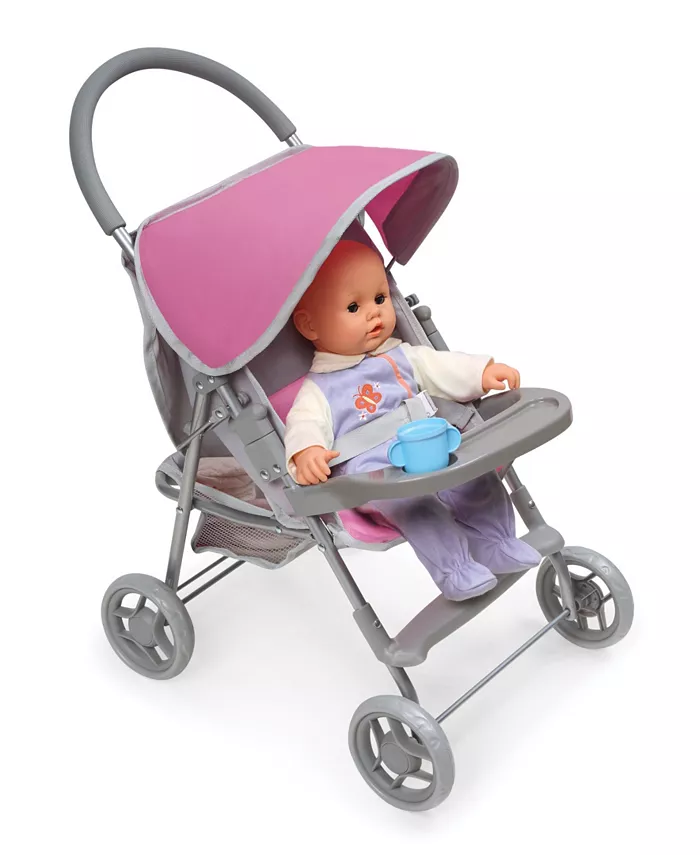 Badger Basket Glide Folding Single Doll Stroller