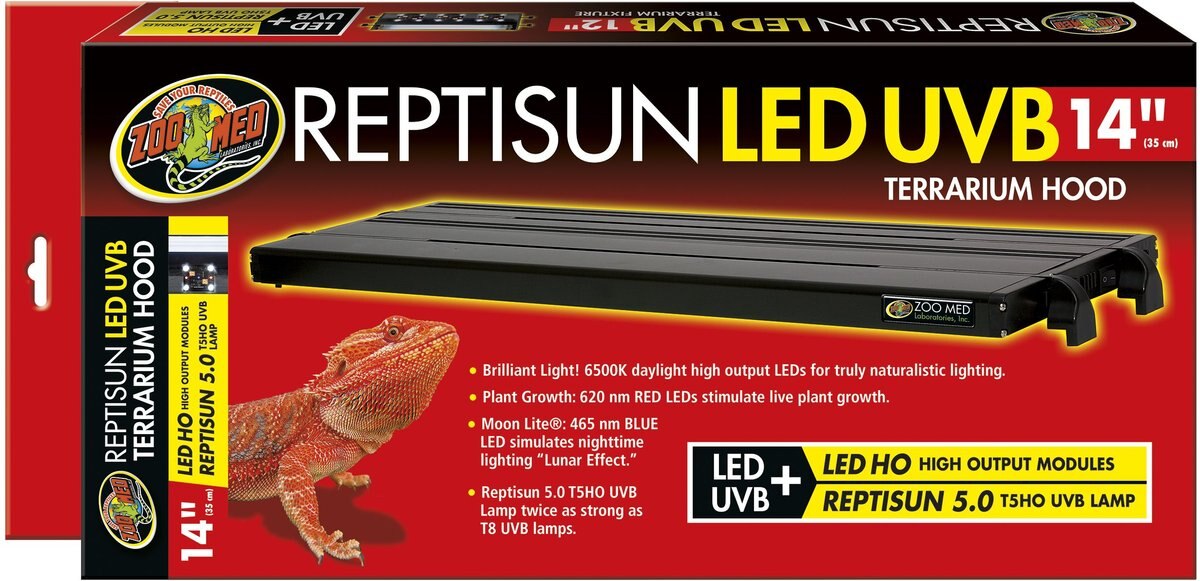 Zoo Med ReptiSun LED UVB Terrarium Hood