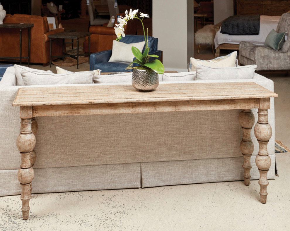 Ball Leg Farm Console   Farmhouse   Console Tables   by Design Mix Furniture  Houzz