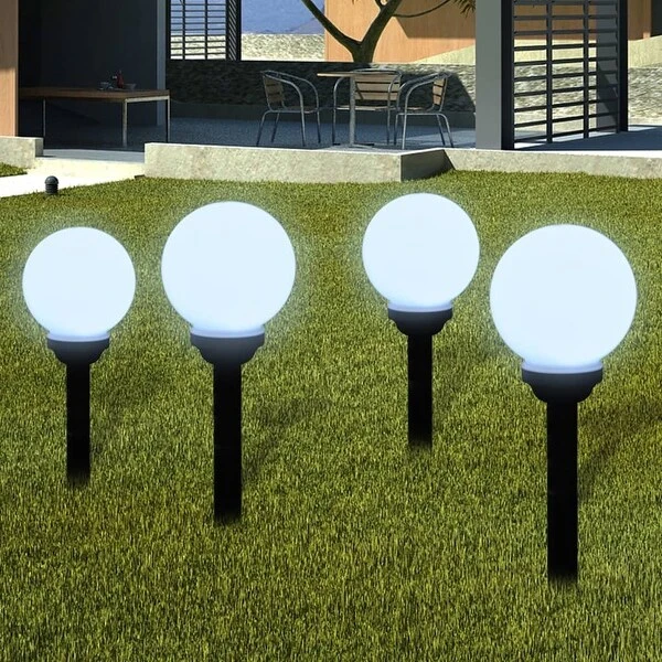 vidaXL Outdoor Pathway Lamps 8 pcs LED 5.9