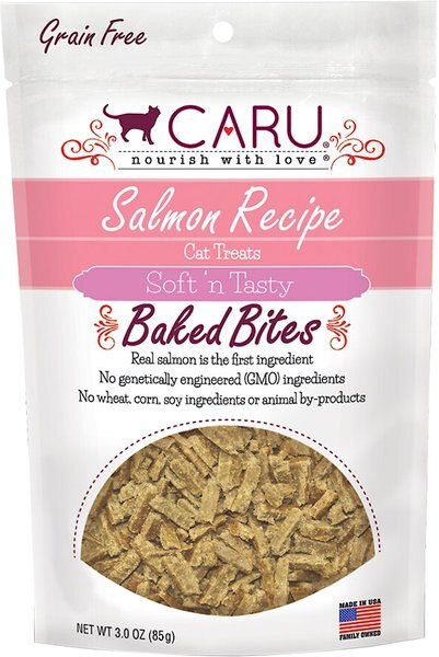 Caru Soft 'n Tasty Baked Bites Salmon Recipe Grain-Free Cat Treats