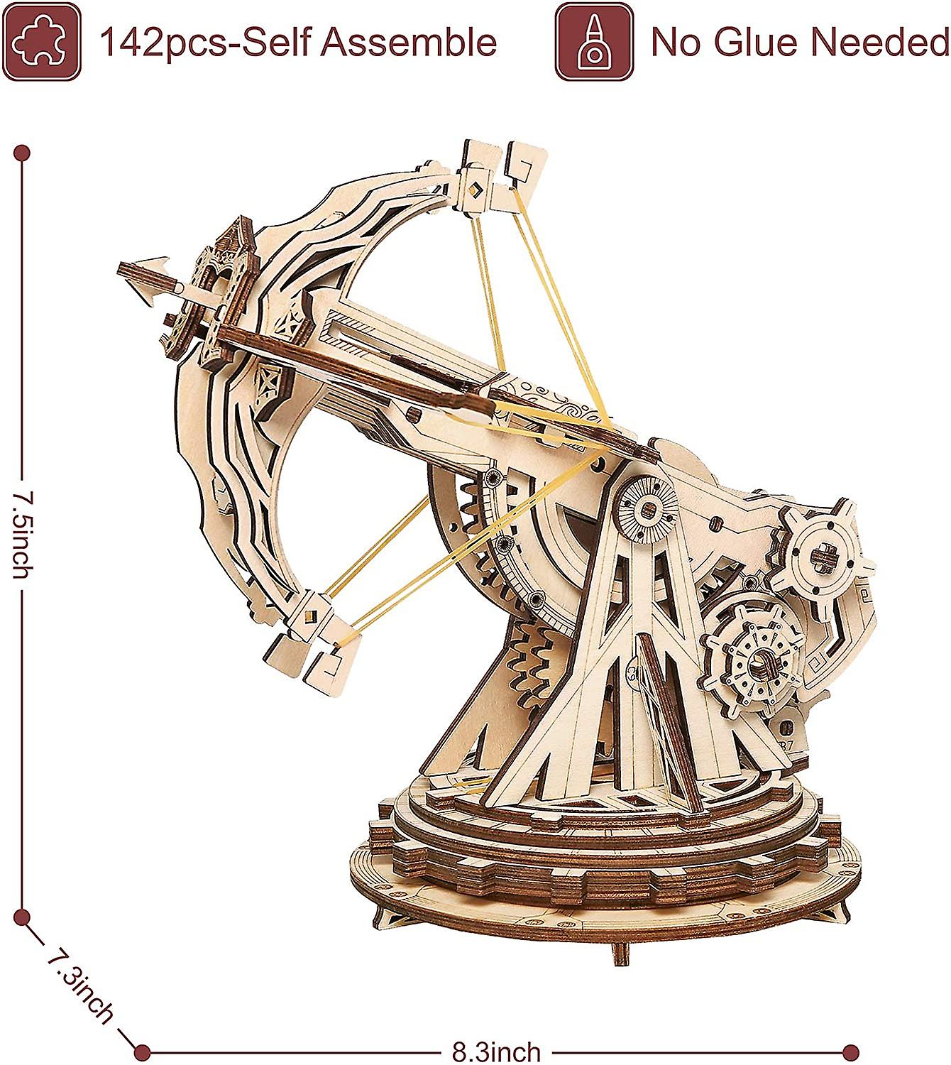 Rowood 3d Puzzles For Adults Teens， Diy Catapult Mechanical Wooden Model Kits To Build， Birthday Choice