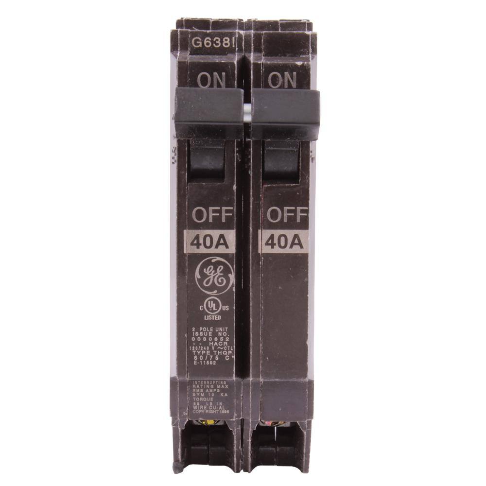 GE Q-Line 20 Amp 1 in. Double-Pole Circuit Breaker THQP220