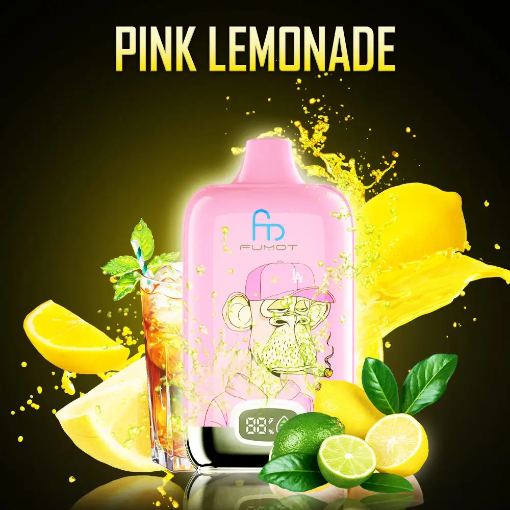 Fumot Tornado Digital Box 12000 Puffs - Pink Lemonade