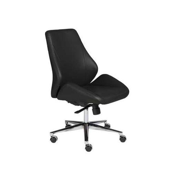 Bergen Black Low Back Office Chair Without Armrests