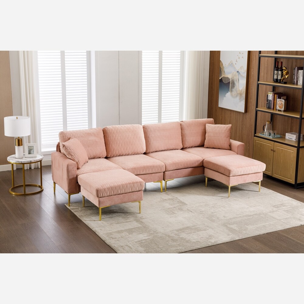 Modern U shape Sectional Sofa For Living Room