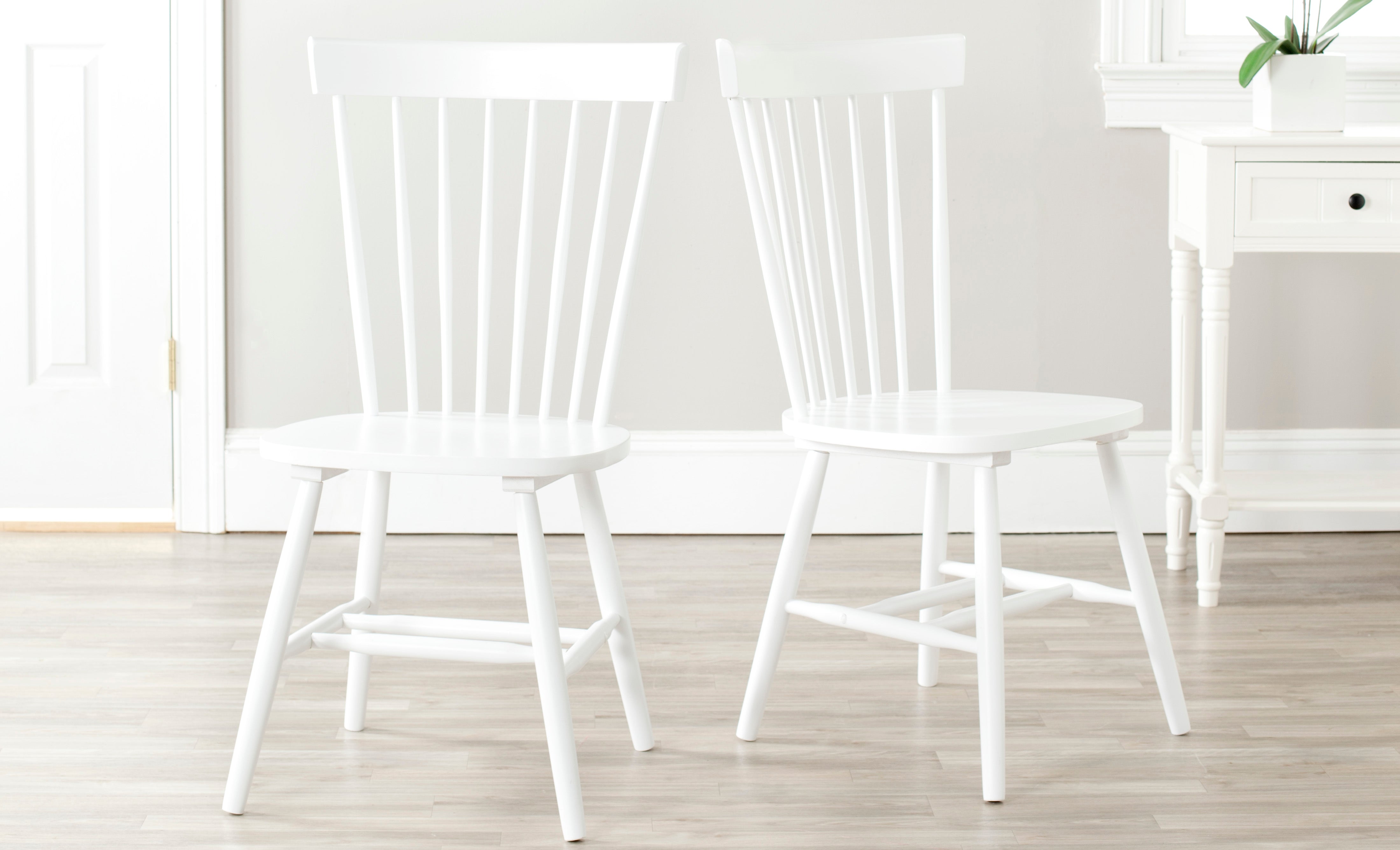 Safavieh Dining Chair， Set of 2， White