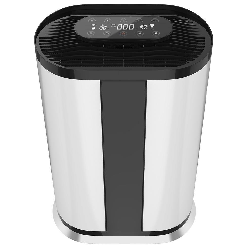 Aoibox Smart Air Purifier with H13 True HEPA Filter for Large Homes up to 3000 sq. ft. with Movable wheel Wisdom WiFi SNMX4229