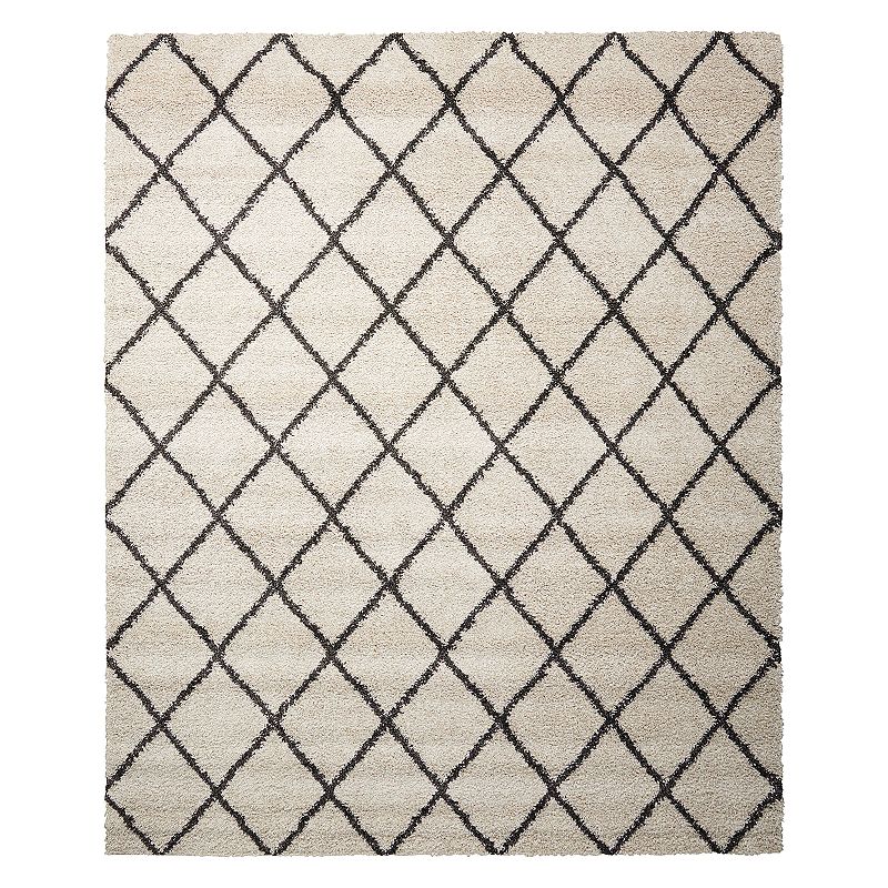 Nourison Brisbane Elusive Lattice Shag Rug