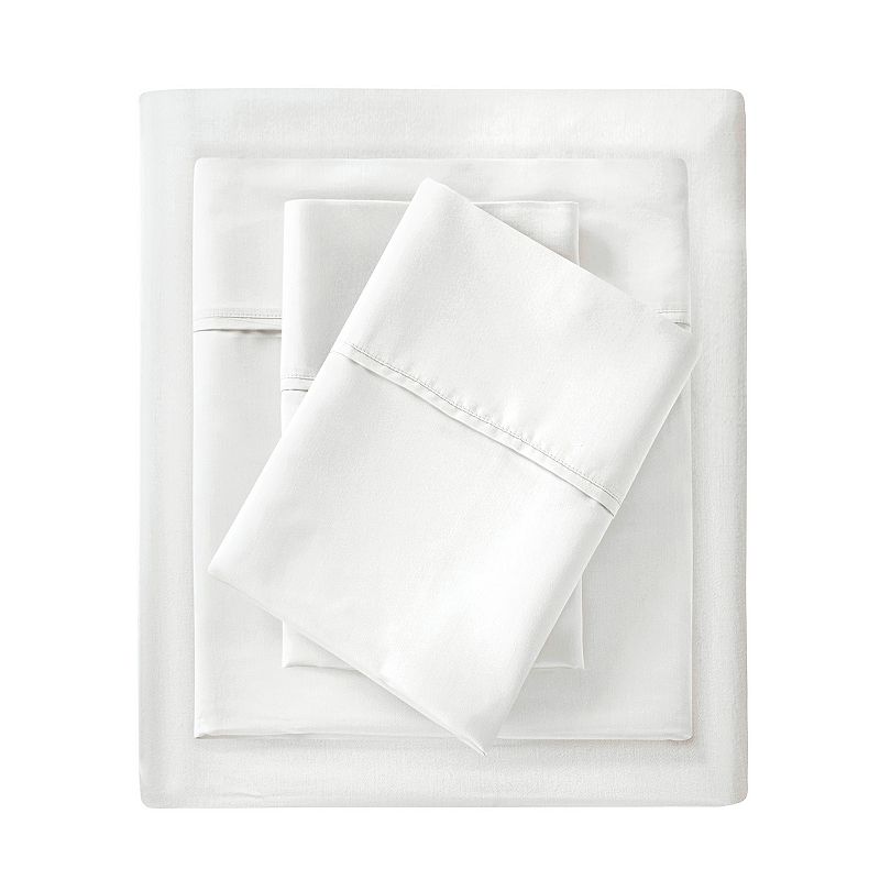 Madison Park 1500 Thread Count Cotton Blend Sateen Weave Sheet Set and Pillowcases