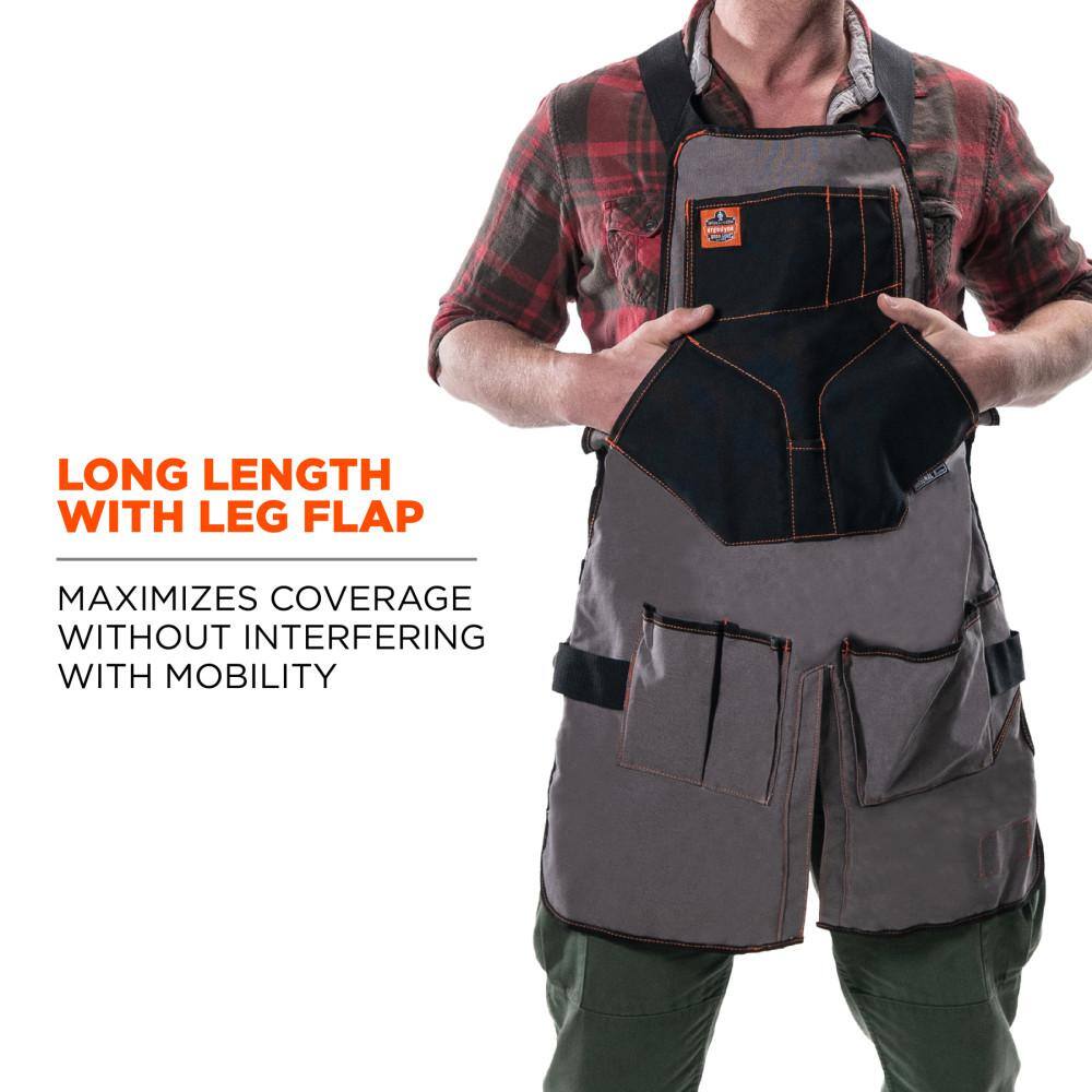 Ergodyne Arsenal 13-Pocket Apron Gray 5705