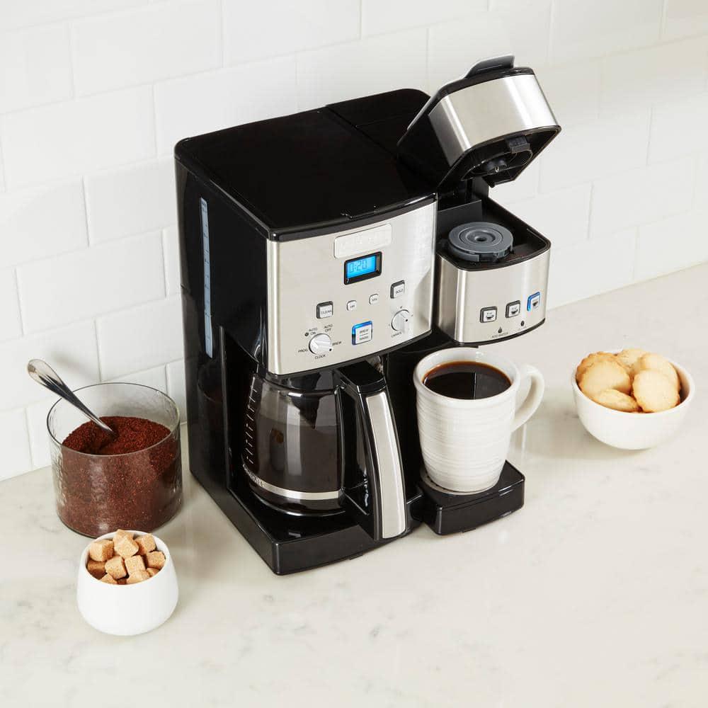 Cuisinart 12Cup Coffee Center Stainless Steel Coffee Maker and SingleServe Brewer