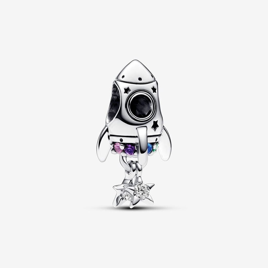 PANDORA  Space Love Rocket Charm