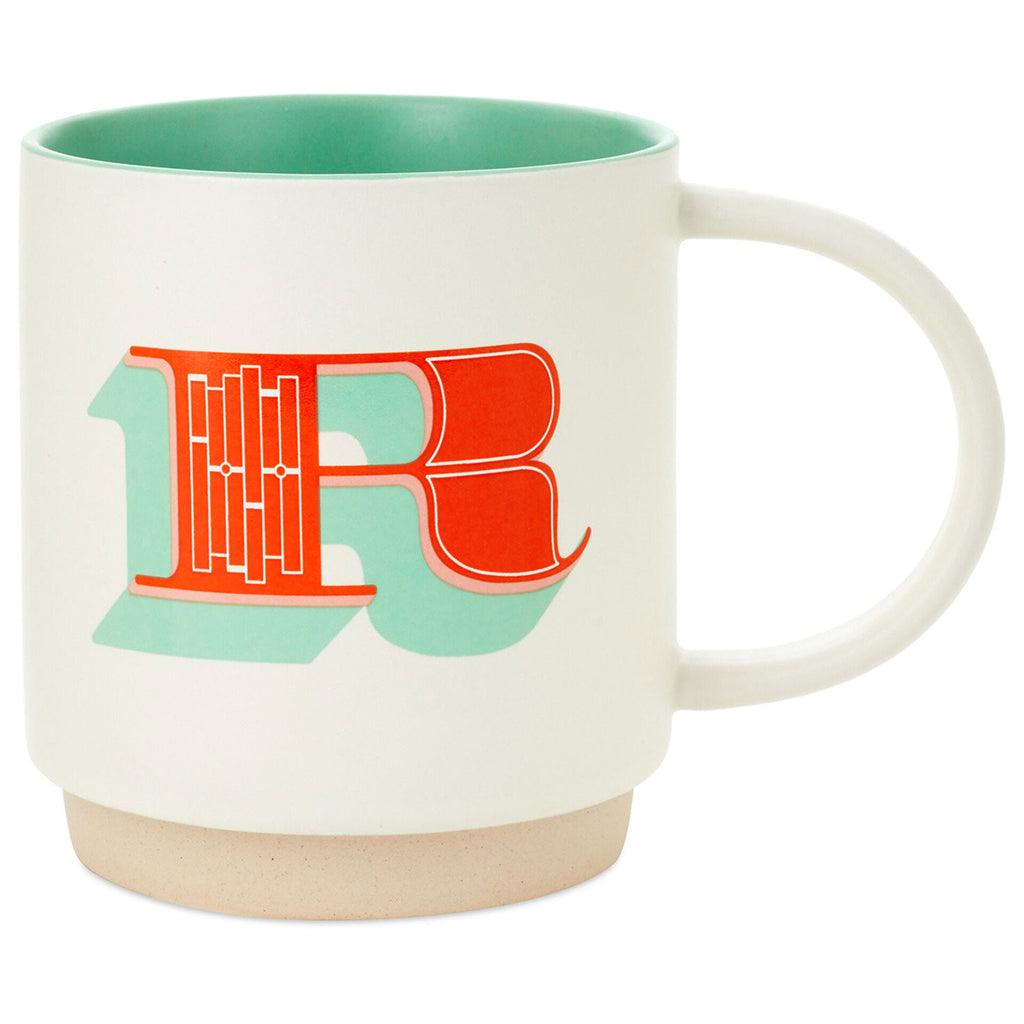 Hallmark  Initial Monogram 16 oz. Mug, R