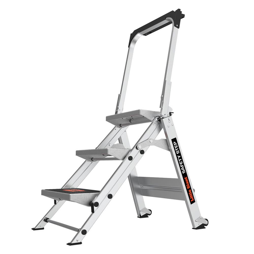 Safety Step M3 Aluminum Type 1A Step Stool with Handrail