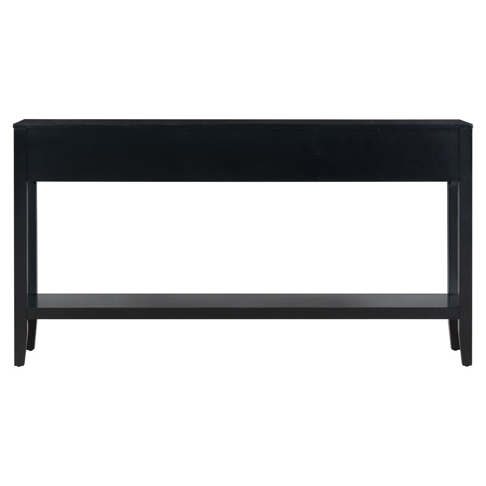 Modern Console Table  Sofa Table with 3 Drawer and 1 Shelf  Entrance Table