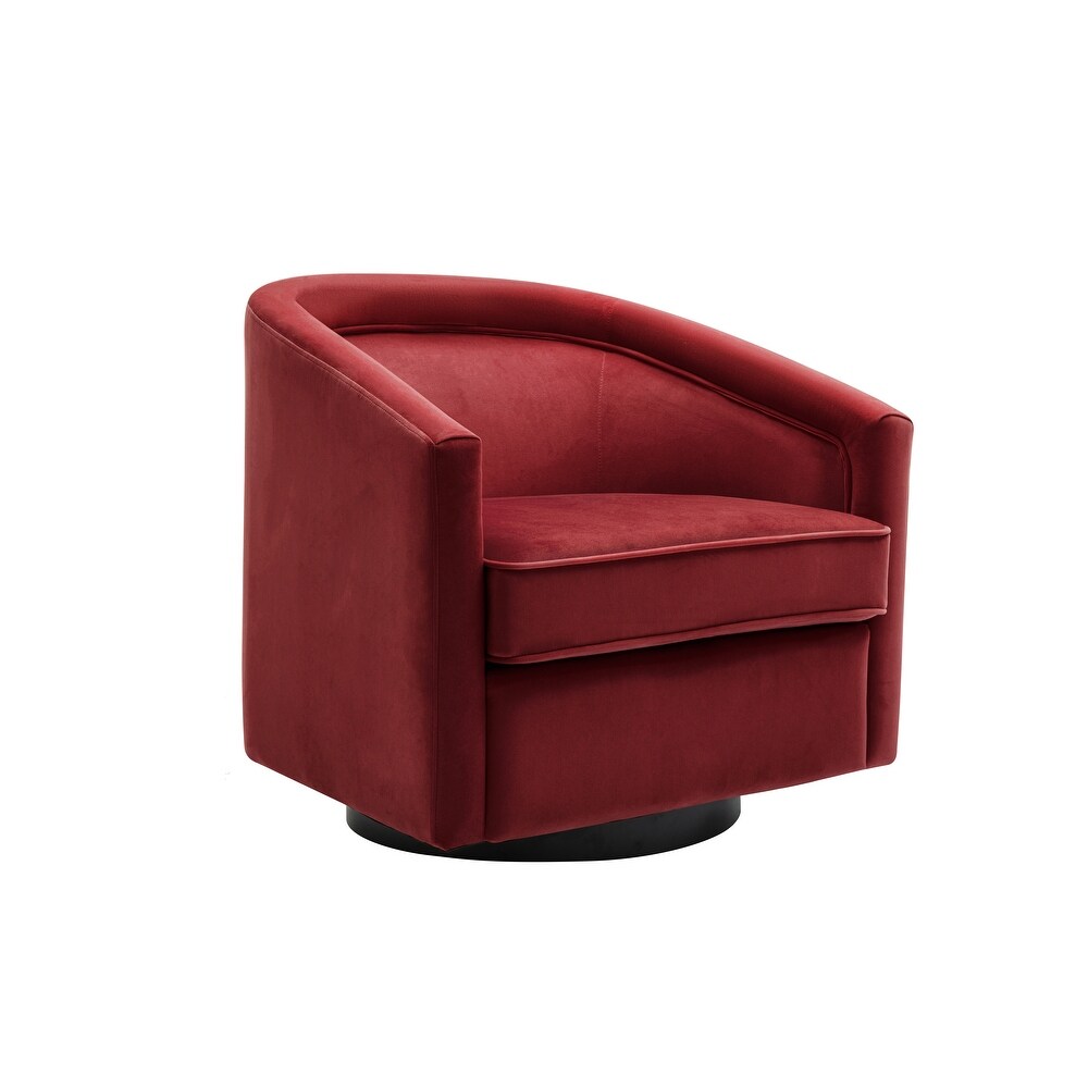 WOVENBYRD Classic Barrel Swivel Chair