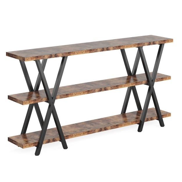 Tribesigns 70 9 Inches 3 tier Extra Long Console Table