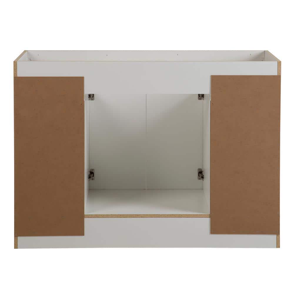 Home Decorators Collection Thornbriar 480 in W x 215 in D x 342 in H Bath Vanity Cabinet without Top in Polar White