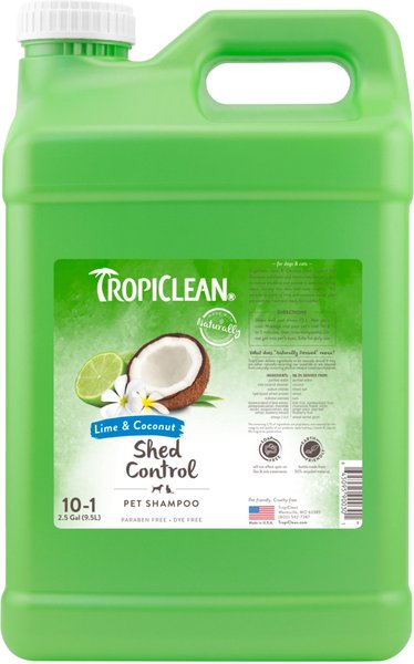 TropiClean Lime and Coconut Deshedding Dog Shampoo