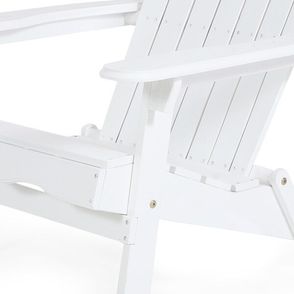 Hanlee Acacia Wood Folding Adirondack Chair by Christopher Knight Home