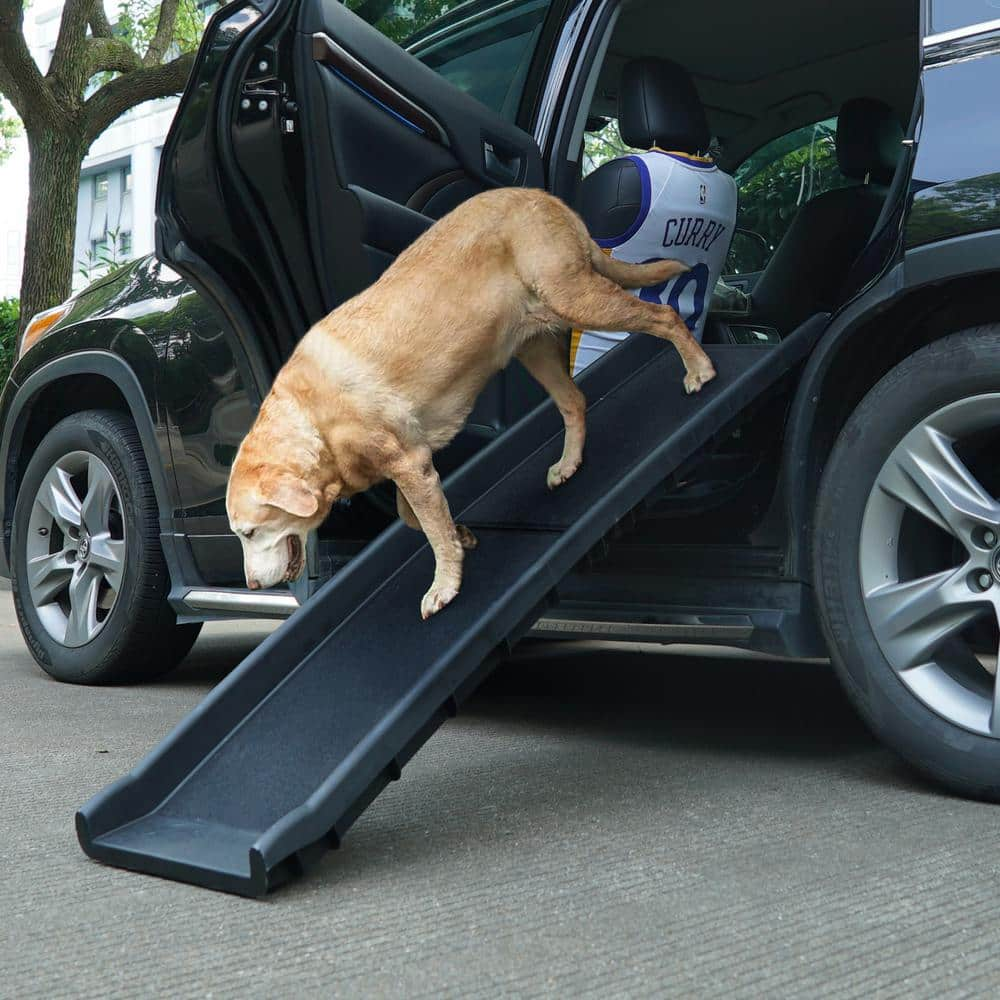 COZIWOW Portable Dog Ramp for Cars Trucks SUVs 61 in. L CW12E0290