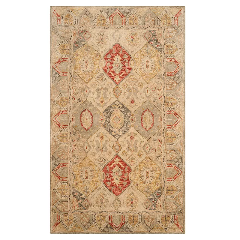 Safavieh Antiquity Victoria Framed Floral Wool Rug