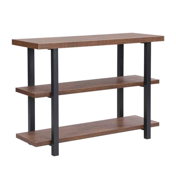 Grondin Retro Farmhouse Style 3-Tier Console Table