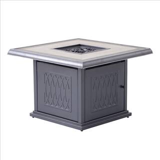 Home Decorators Collection St. Charles Steel and Aluminum Outdoor Fire Pit Table FHTM80223