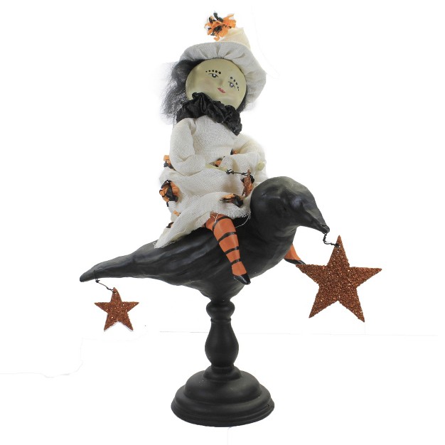 Dee Foust harvey Kallie x27 s Crow One Figurine 14 75 Inches Halloween Witch 81029 Polyresin Multicolored