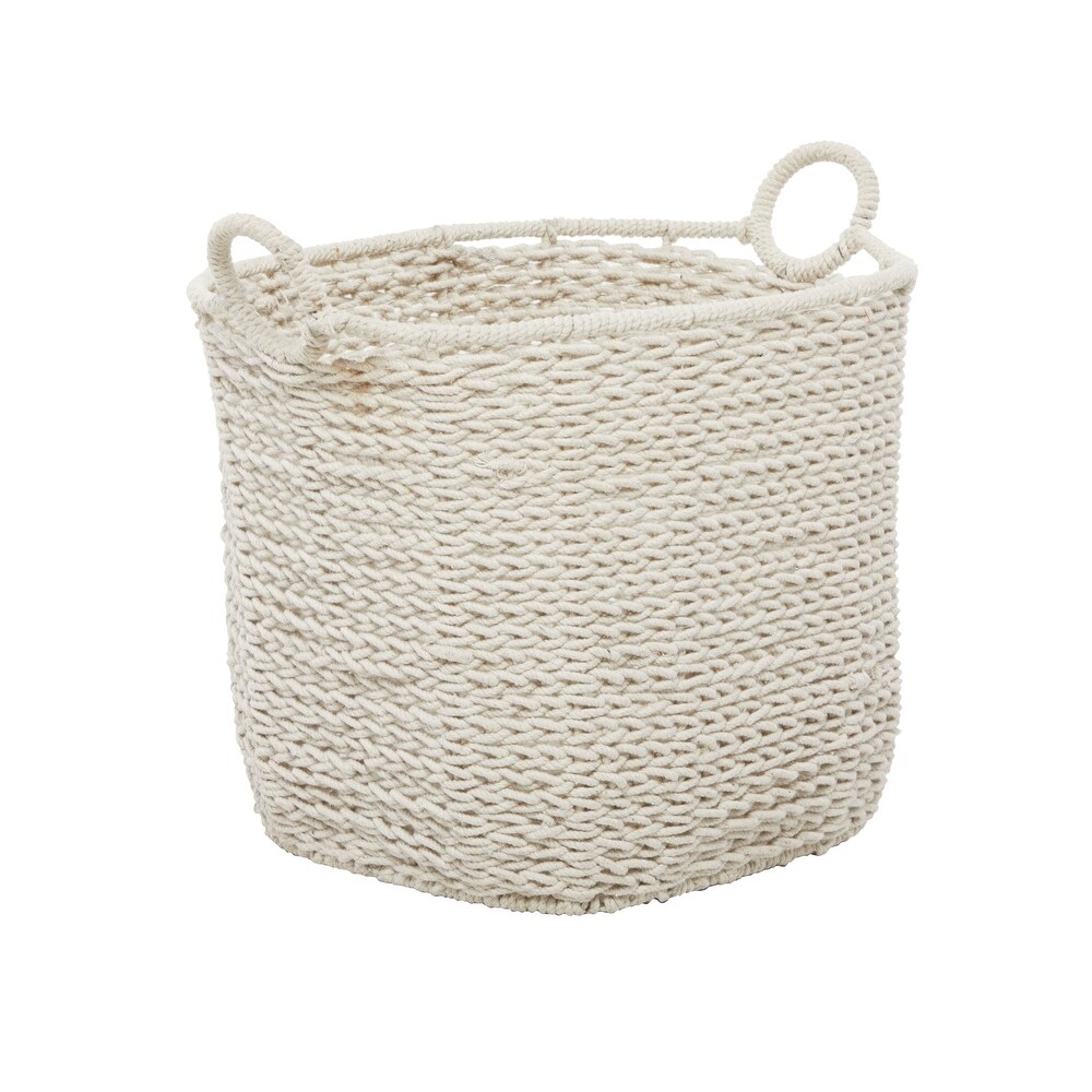 Cotton Bohemian Storage Basket