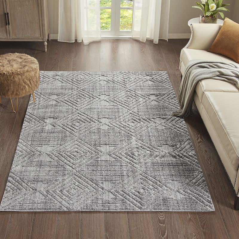 Madison Park Sophia Terni Geo Washable Area Rug