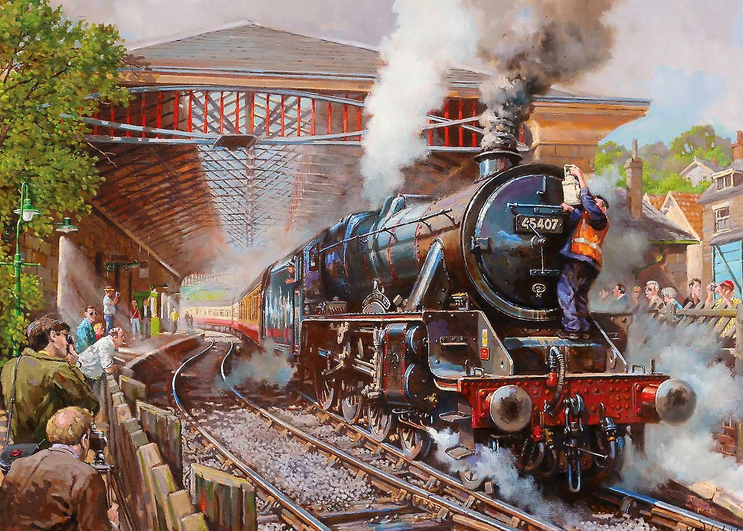 Gibsons Pickering Station Jigsaw Puzzle (1000 Pieces)