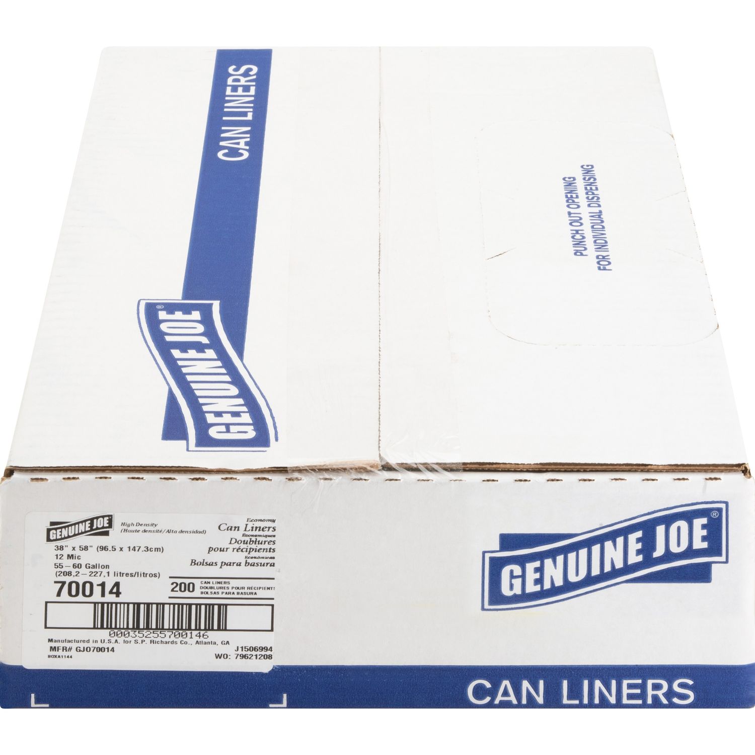 Economy High-Density Can Liners by Genuine Joe GJO70014