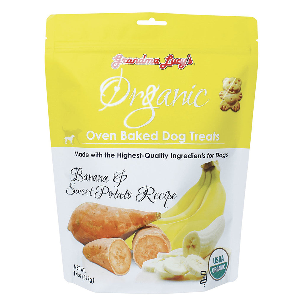 Grandma Lucy's Organic Banana and Sweet Potato Oven Baked Dog Treats - 1